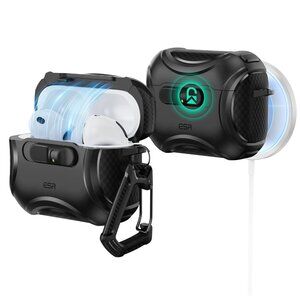 ESR Cyber Series AirPod Pro 3 (2025) Case MagSafe USB-C Drop-Proof Lock black